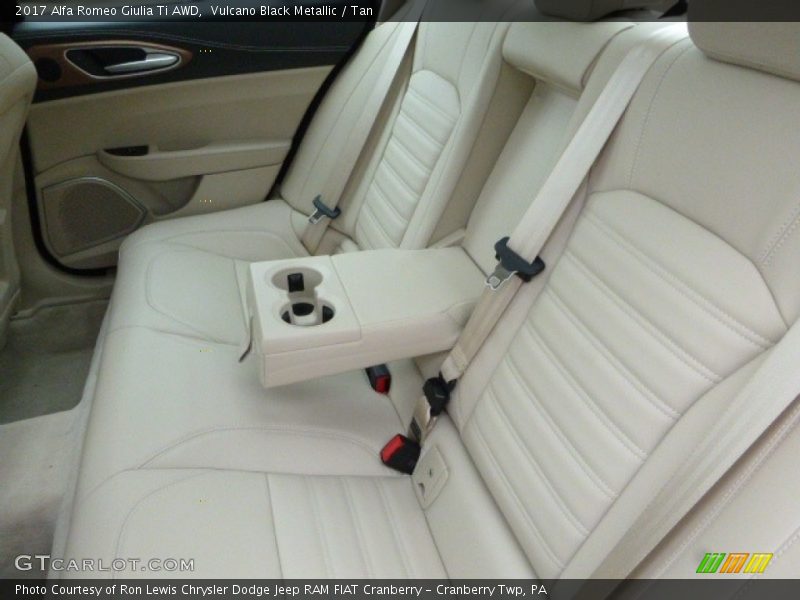 Rear Seat of 2017 Giulia Ti AWD