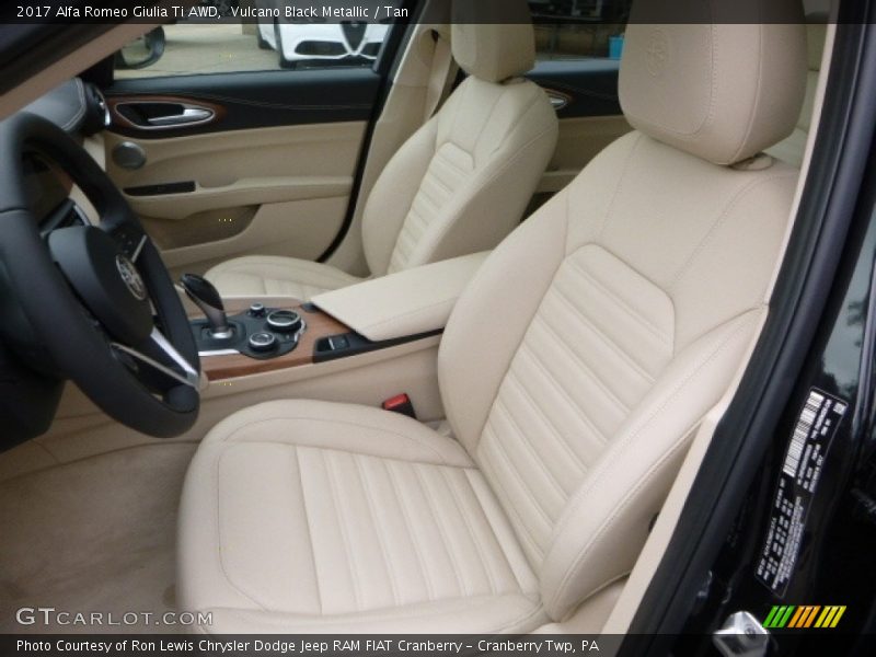 Front Seat of 2017 Giulia Ti AWD