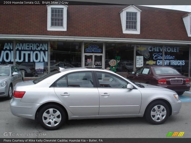 Bright Silver / Gray 2009 Hyundai Sonata GLS