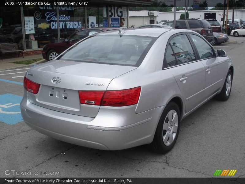 Bright Silver / Gray 2009 Hyundai Sonata GLS
