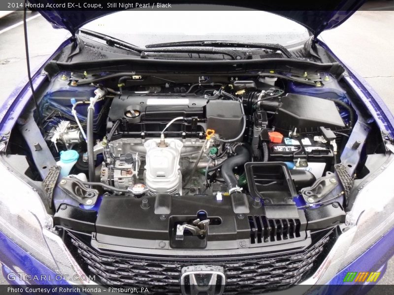 Still Night Pearl / Black 2014 Honda Accord EX-L Coupe