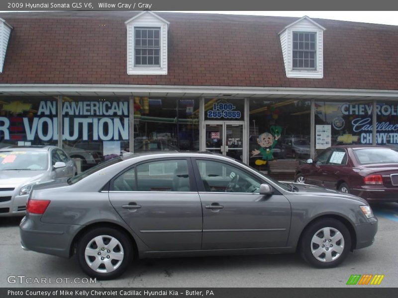 Willow Gray / Gray 2009 Hyundai Sonata GLS V6