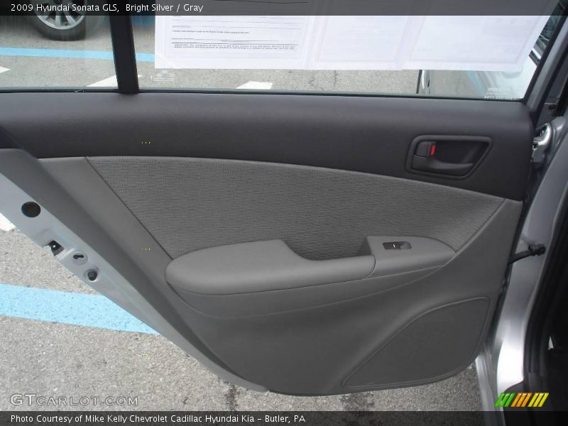 Bright Silver / Gray 2009 Hyundai Sonata GLS