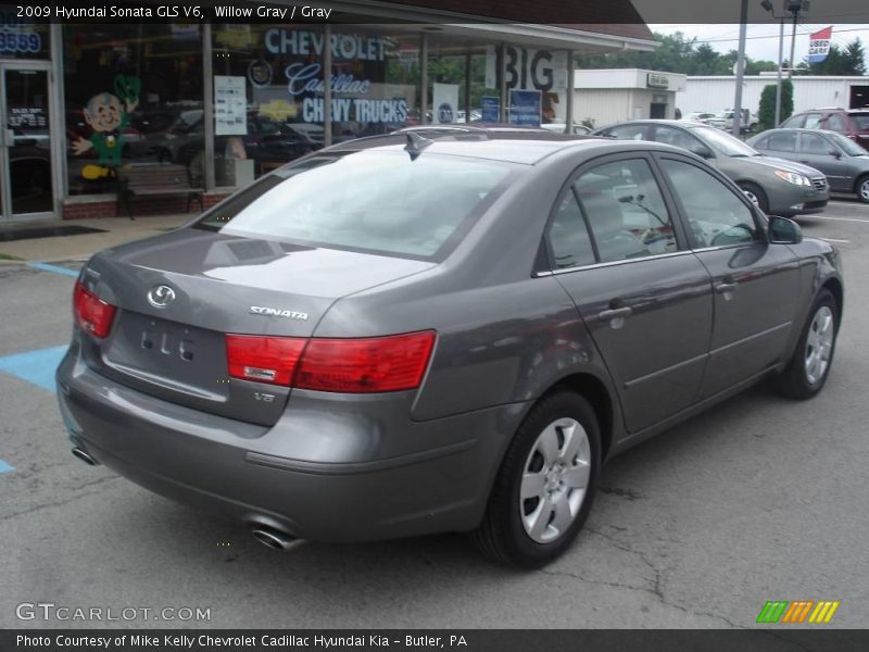 Willow Gray / Gray 2009 Hyundai Sonata GLS V6
