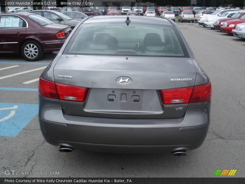 Willow Gray / Gray 2009 Hyundai Sonata GLS V6