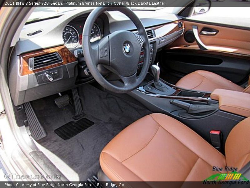 Platinum Bronze Metallic / Oyster/Black Dakota Leather 2011 BMW 3 Series 328i Sedan