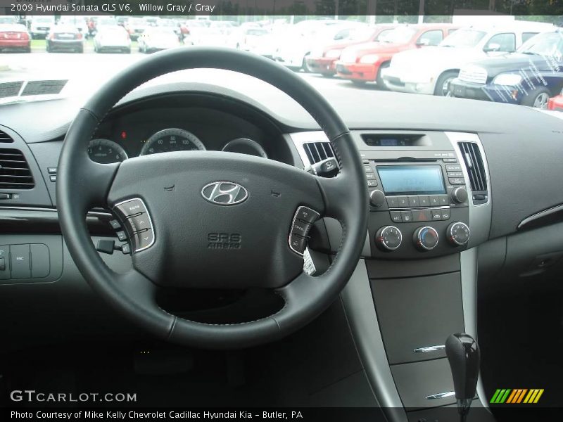 Willow Gray / Gray 2009 Hyundai Sonata GLS V6