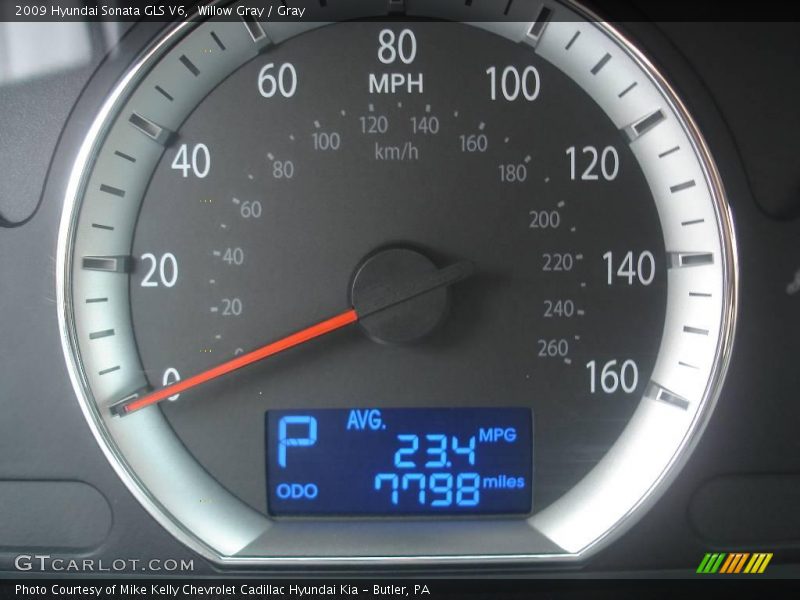 Willow Gray / Gray 2009 Hyundai Sonata GLS V6