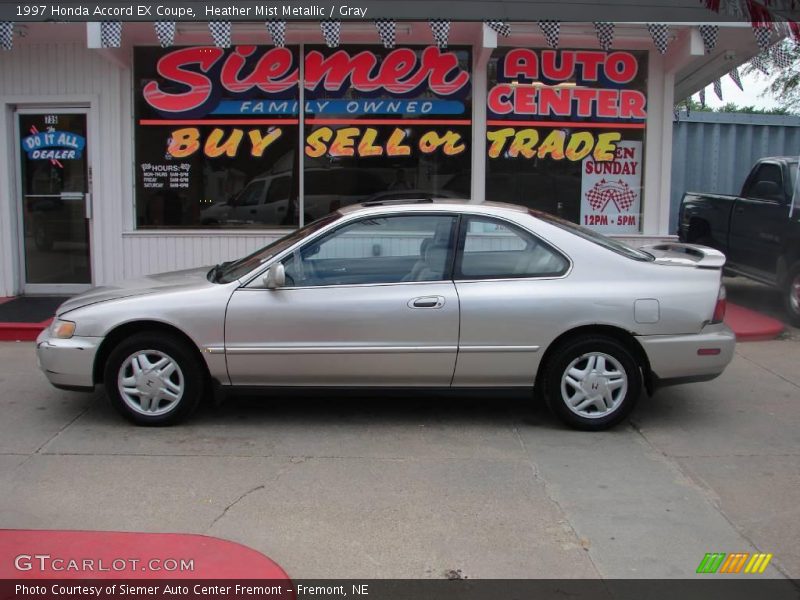 Heather Mist Metallic / Gray 1997 Honda Accord EX Coupe