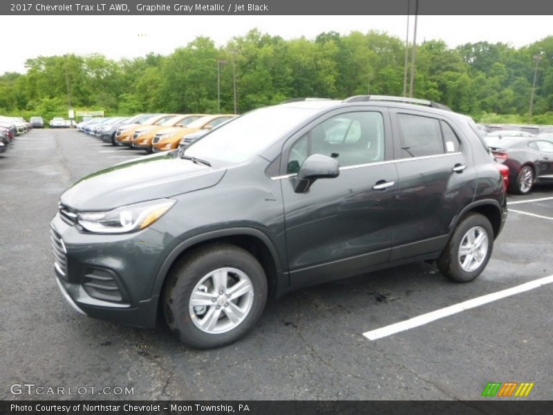 Graphite Gray Metallic / Jet Black 2017 Chevrolet Trax LT AWD