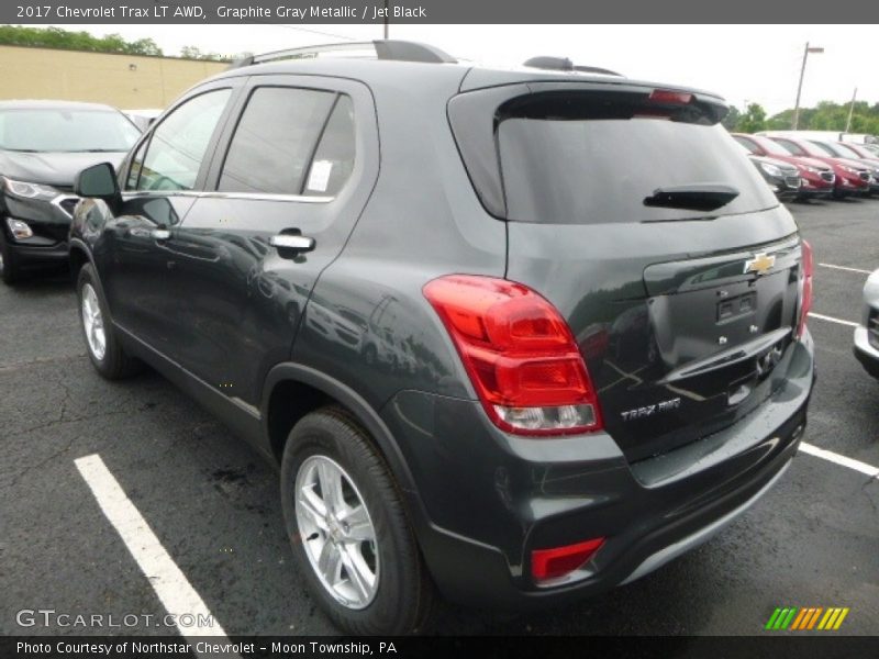 Graphite Gray Metallic / Jet Black 2017 Chevrolet Trax LT AWD