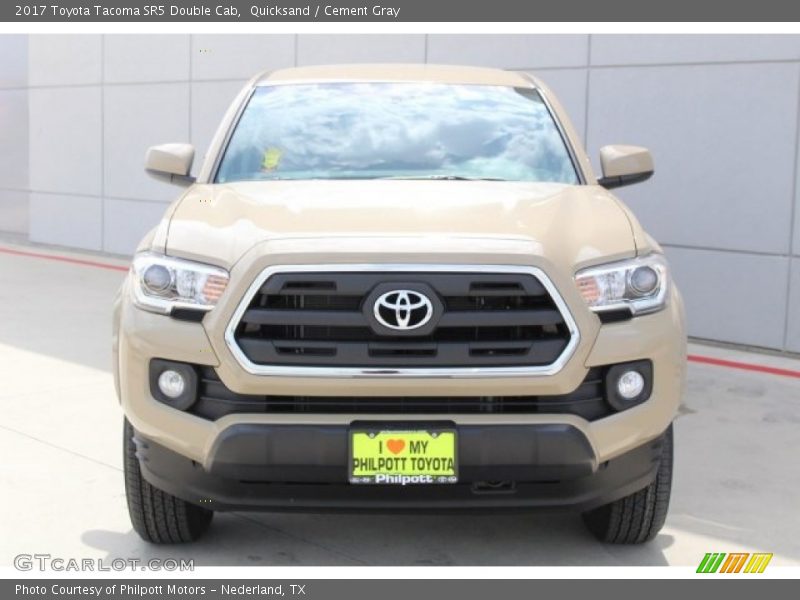 Quicksand / Cement Gray 2017 Toyota Tacoma SR5 Double Cab