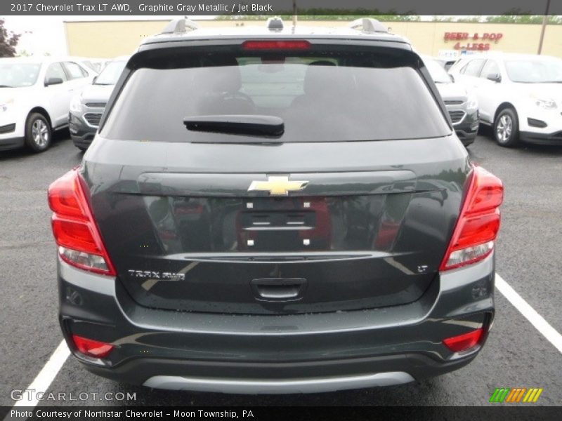 Graphite Gray Metallic / Jet Black 2017 Chevrolet Trax LT AWD