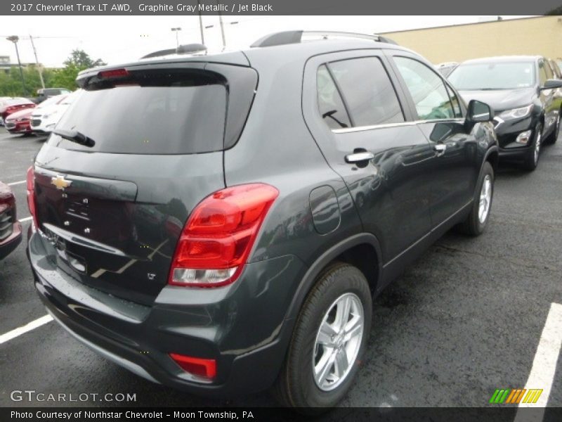 Graphite Gray Metallic / Jet Black 2017 Chevrolet Trax LT AWD