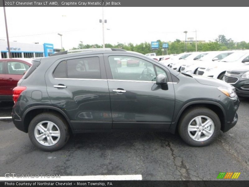 Graphite Gray Metallic / Jet Black 2017 Chevrolet Trax LT AWD