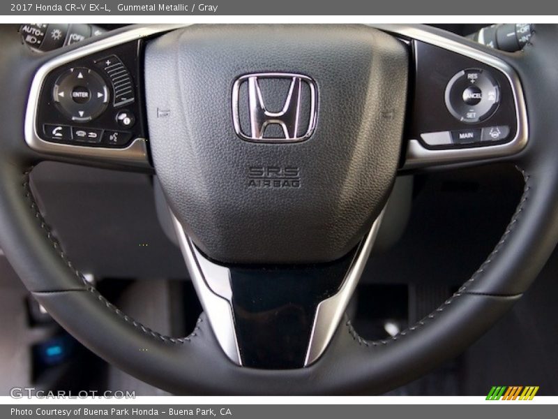 Gunmetal Metallic / Gray 2017 Honda CR-V EX-L