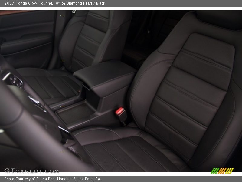 White Diamond Pearl / Black 2017 Honda CR-V Touring