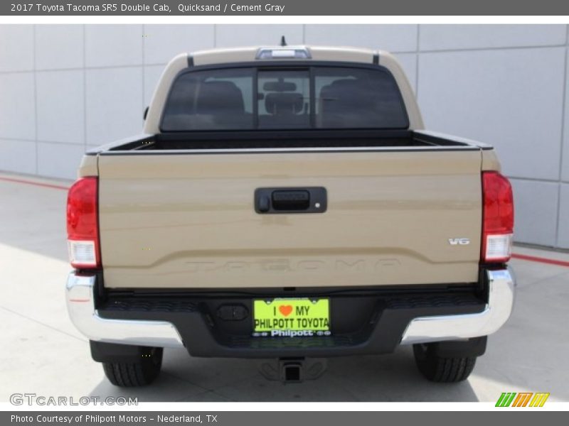 Quicksand / Cement Gray 2017 Toyota Tacoma SR5 Double Cab