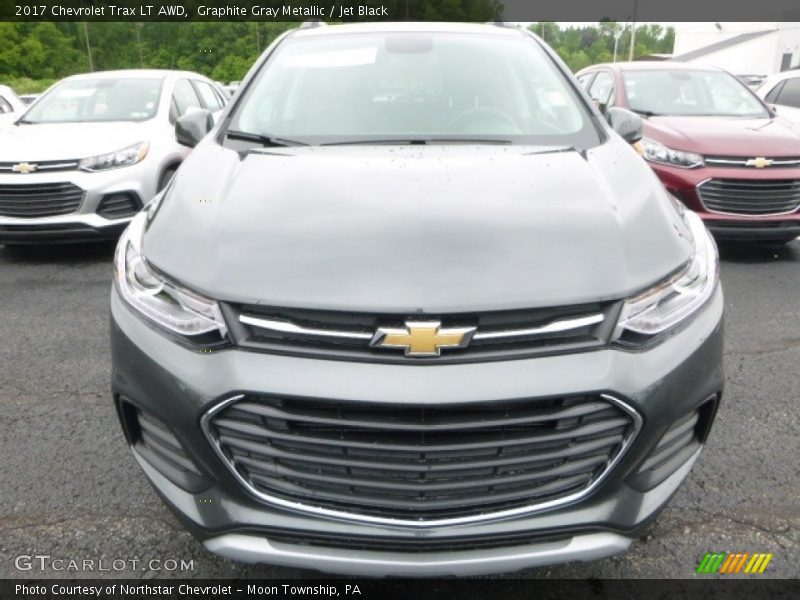Graphite Gray Metallic / Jet Black 2017 Chevrolet Trax LT AWD