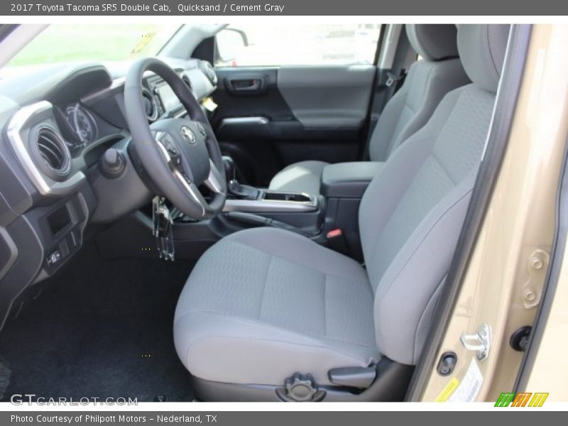 Quicksand / Cement Gray 2017 Toyota Tacoma SR5 Double Cab