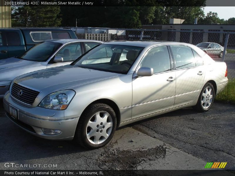 Millenium Silver Metallic / Ivory 2001 Lexus LS 430