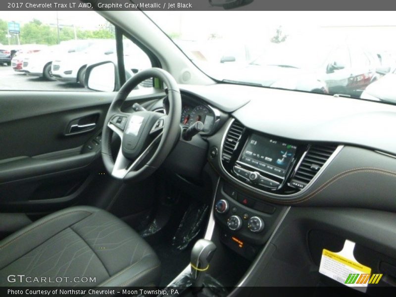 Graphite Gray Metallic / Jet Black 2017 Chevrolet Trax LT AWD