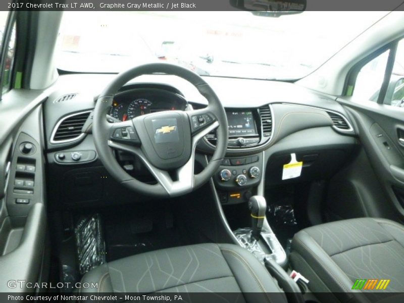Graphite Gray Metallic / Jet Black 2017 Chevrolet Trax LT AWD