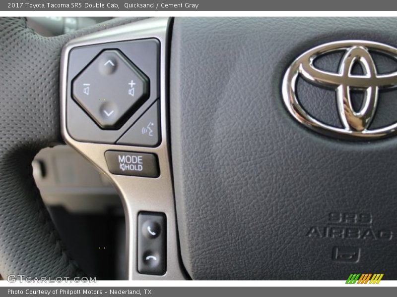 Quicksand / Cement Gray 2017 Toyota Tacoma SR5 Double Cab