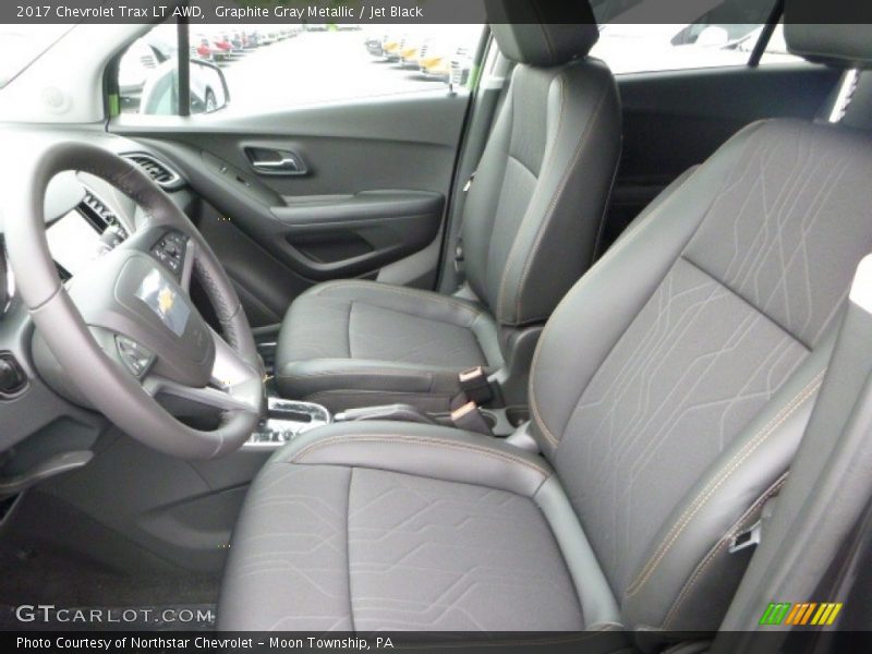 Graphite Gray Metallic / Jet Black 2017 Chevrolet Trax LT AWD