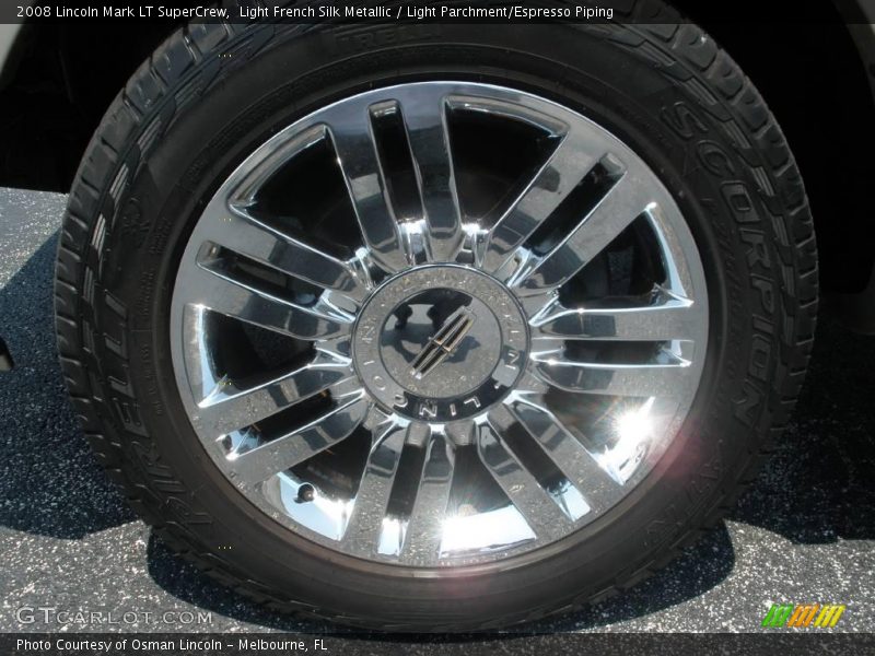 Light French Silk Metallic / Light Parchment/Espresso Piping 2008 Lincoln Mark LT SuperCrew