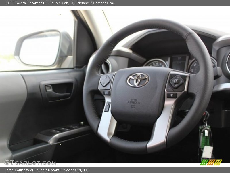 Quicksand / Cement Gray 2017 Toyota Tacoma SR5 Double Cab