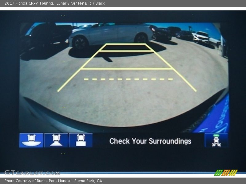 Lunar Silver Metallic / Black 2017 Honda CR-V Touring