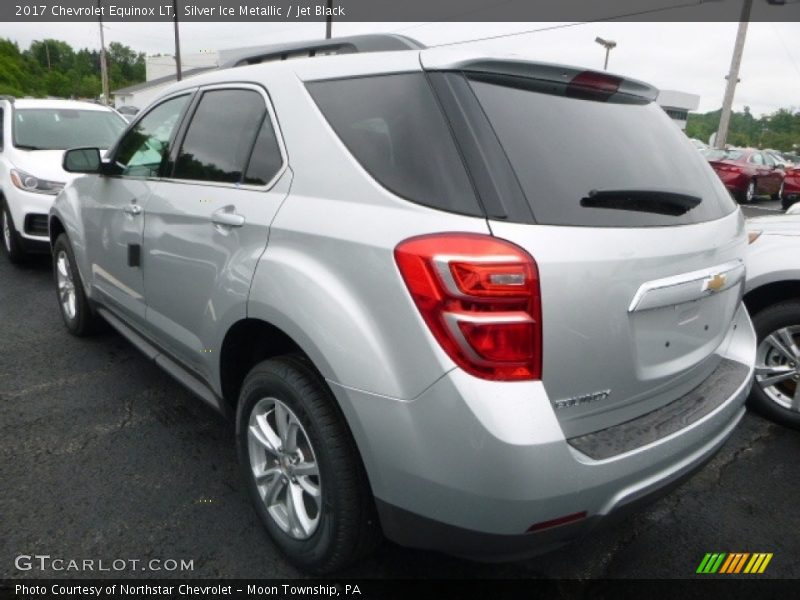 Silver Ice Metallic / Jet Black 2017 Chevrolet Equinox LT