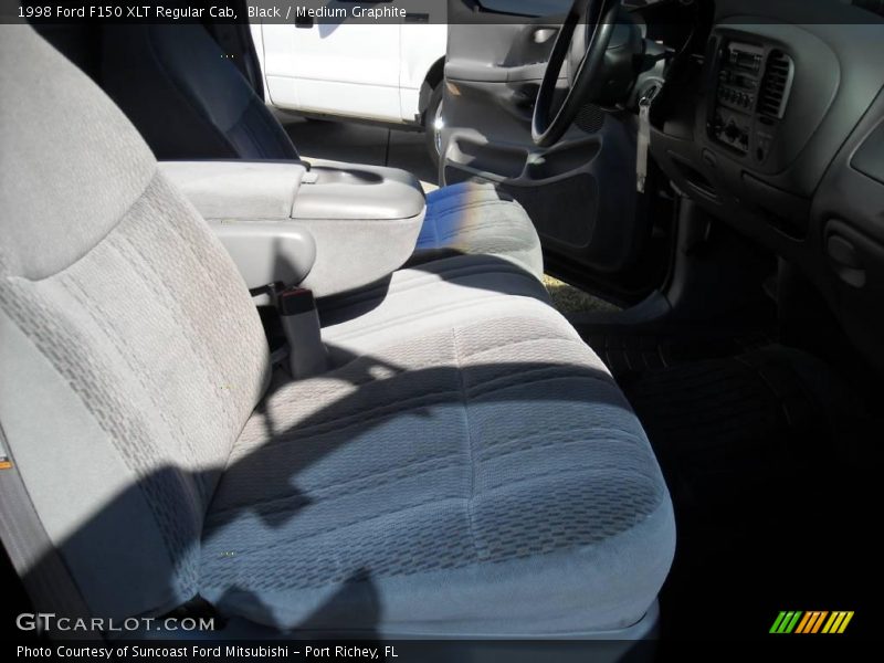Black / Medium Graphite 1998 Ford F150 XLT Regular Cab