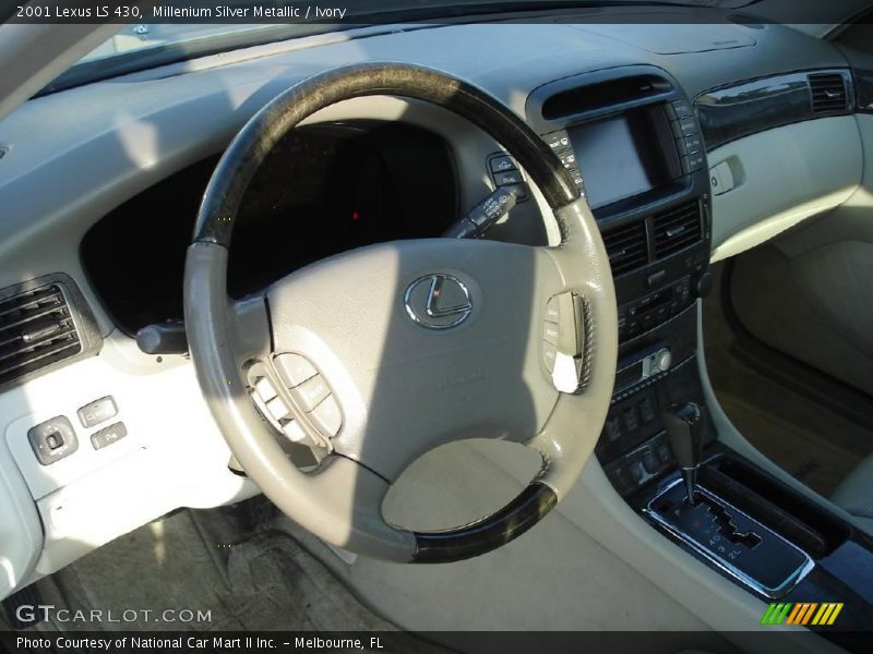 Millenium Silver Metallic / Ivory 2001 Lexus LS 430
