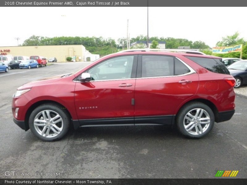 Cajun Red Tintcoat / Jet Black 2018 Chevrolet Equinox Premier AWD