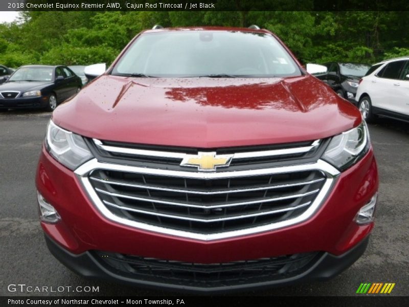 Cajun Red Tintcoat / Jet Black 2018 Chevrolet Equinox Premier AWD