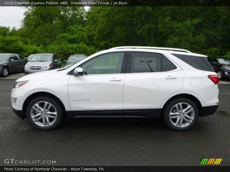 Iridescent Pearl Tricoat / Jet Black 2018 Chevrolet Equinox Premier AWD