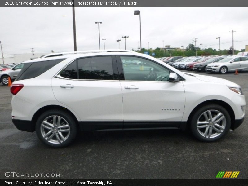 Iridescent Pearl Tricoat / Jet Black 2018 Chevrolet Equinox Premier AWD