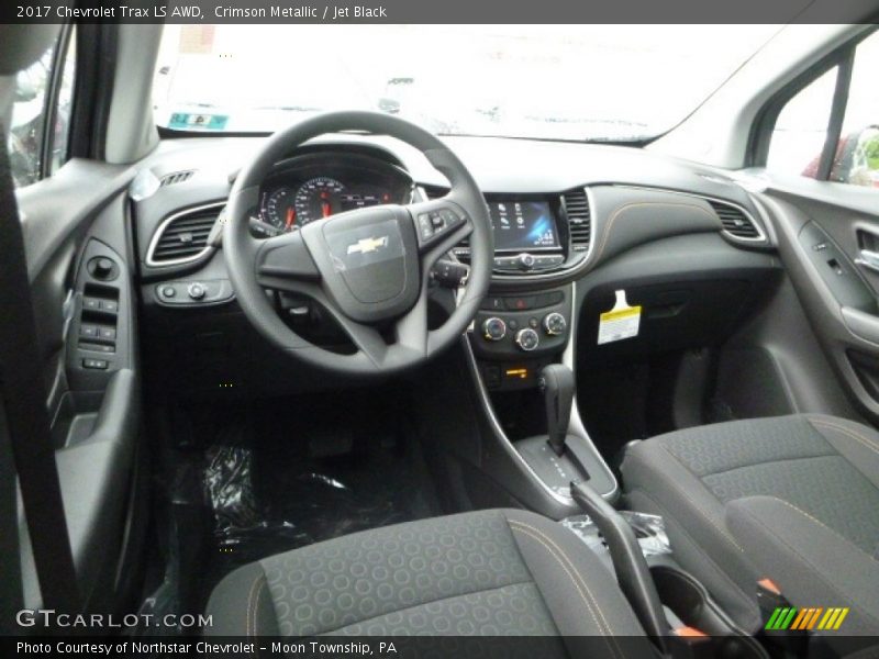 Crimson Metallic / Jet Black 2017 Chevrolet Trax LS AWD