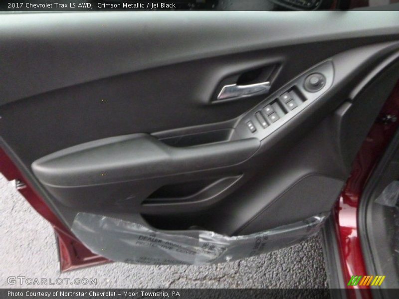 Crimson Metallic / Jet Black 2017 Chevrolet Trax LS AWD