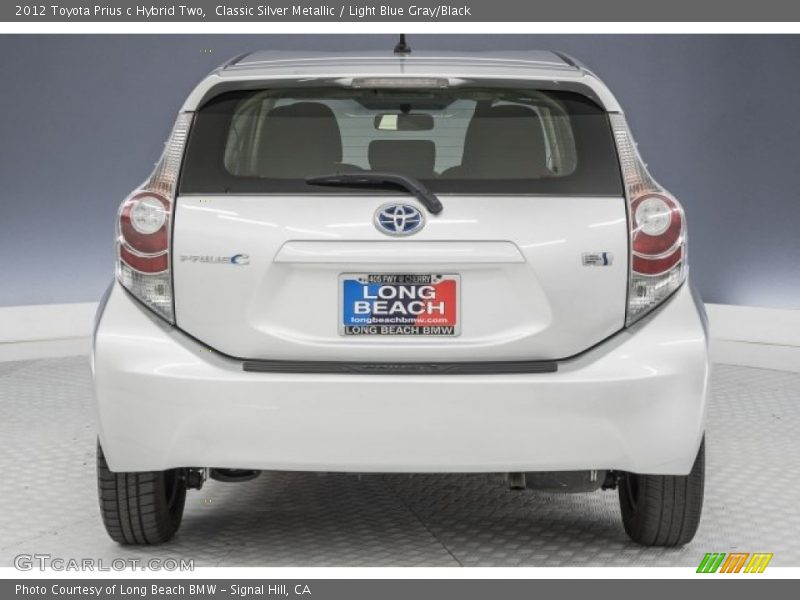 Classic Silver Metallic / Light Blue Gray/Black 2012 Toyota Prius c Hybrid Two