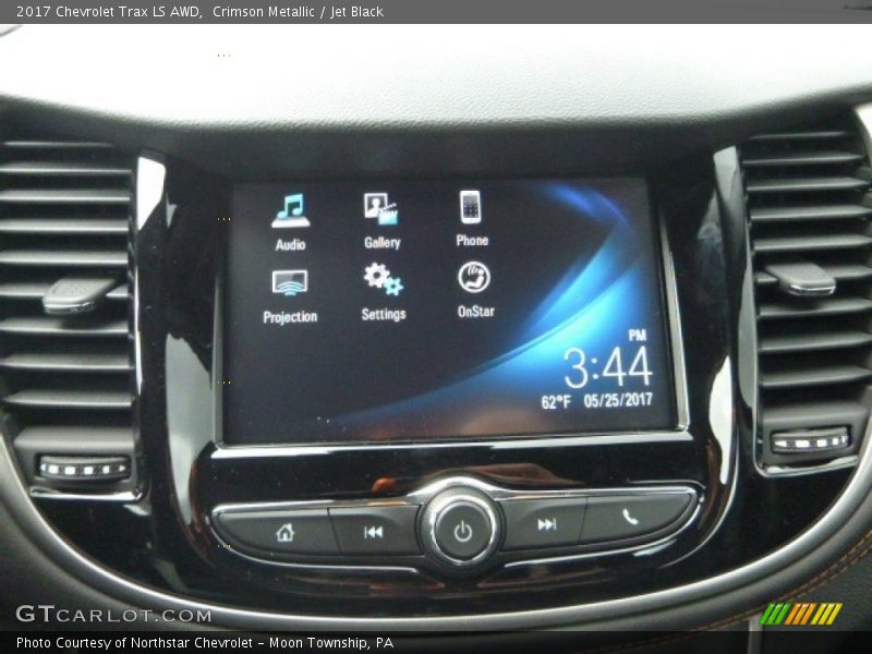 Crimson Metallic / Jet Black 2017 Chevrolet Trax LS AWD