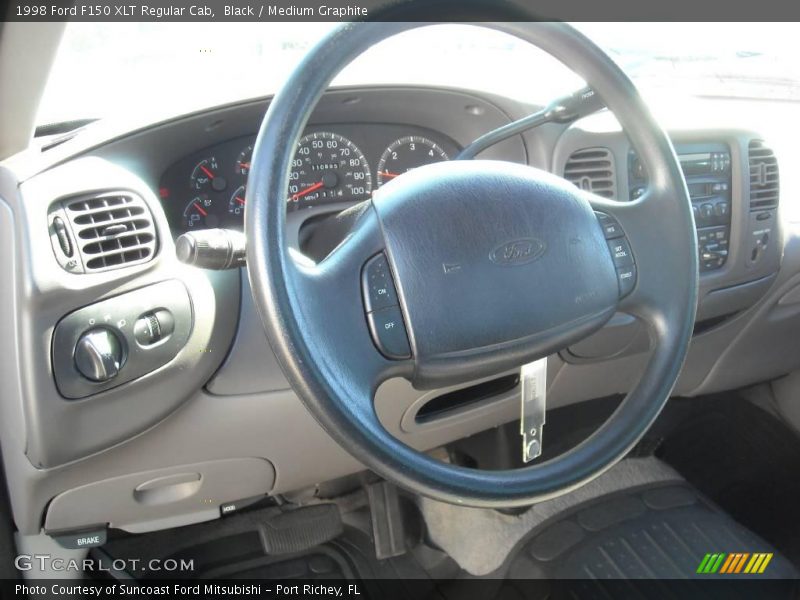 Black / Medium Graphite 1998 Ford F150 XLT Regular Cab