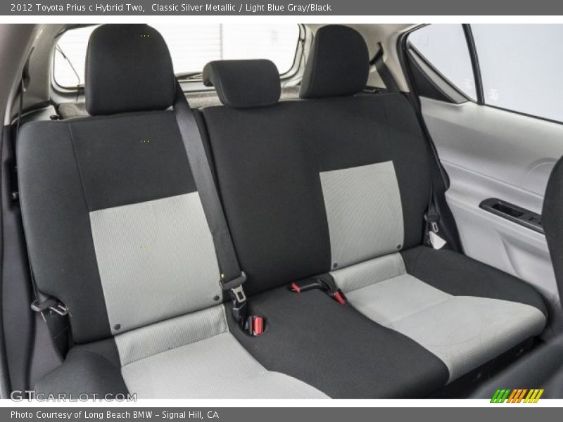Classic Silver Metallic / Light Blue Gray/Black 2012 Toyota Prius c Hybrid Two