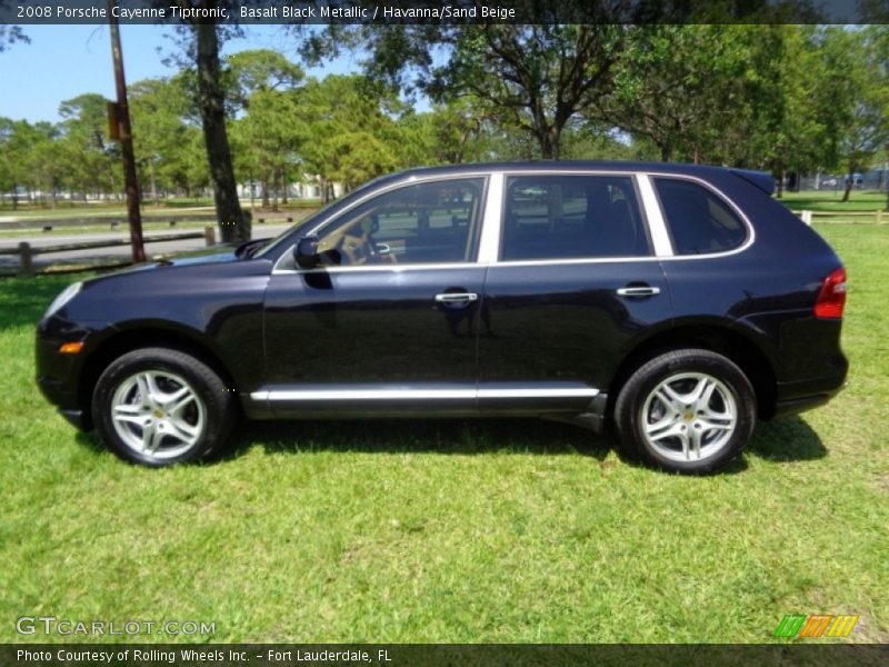 Basalt Black Metallic / Havanna/Sand Beige 2008 Porsche Cayenne Tiptronic