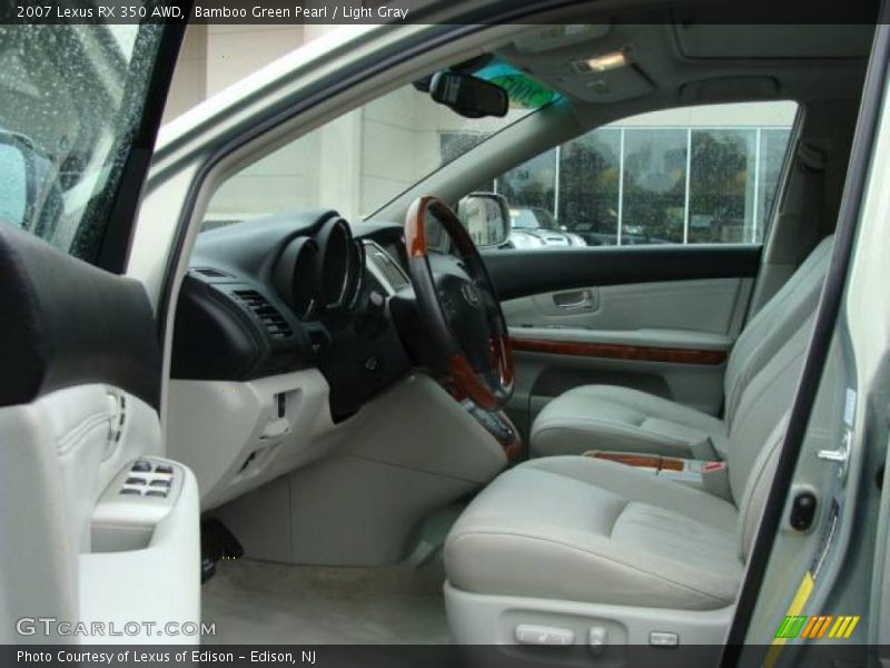 Bamboo Green Pearl / Light Gray 2007 Lexus RX 350 AWD
