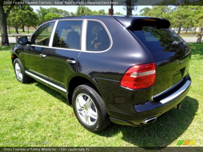 Basalt Black Metallic / Havanna/Sand Beige 2008 Porsche Cayenne Tiptronic