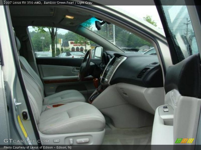 Bamboo Green Pearl / Light Gray 2007 Lexus RX 350 AWD