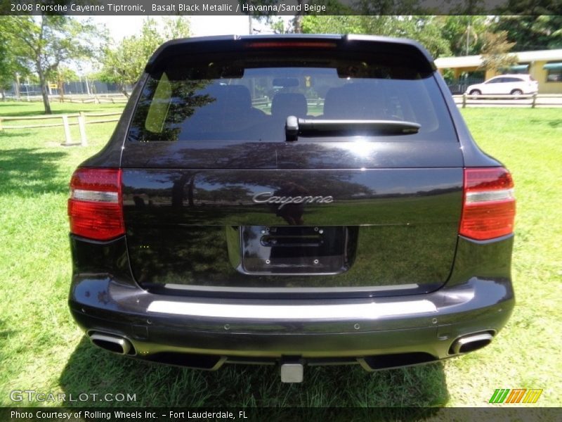 Basalt Black Metallic / Havanna/Sand Beige 2008 Porsche Cayenne Tiptronic